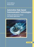 Automotive High Speed Communication Technologies (eBook, PDF)