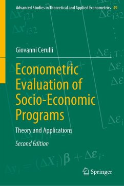 Econometric Evaluation of Socio-Economic Programs (eBook, PDF) - Cerulli, Giovanni