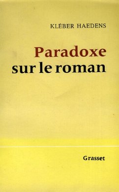 Cover Paradoxe sur le roman (eBook, ePUB)