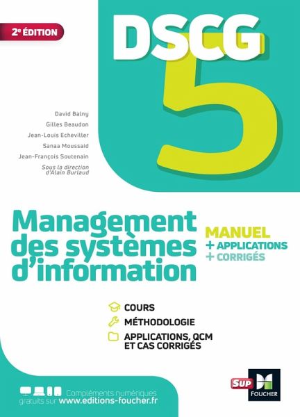 DSCG 5 - Management des systèmes d'information - Manuel et applications (eBook, ePUB)