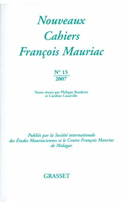 Cover Nouveaux cahiers François Mauriac N°15 (eBook, ePUB)