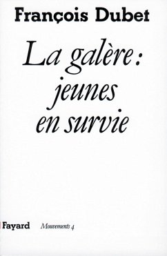 La Galère : Jeunes en survie (eBook, ePUB) - Dubet, François
