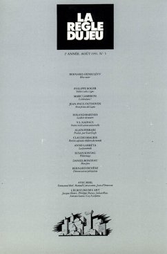 Cover La règle du jeu n°05 (eBook, ePUB)