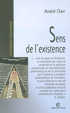 Cover Sens de l'existence (eBook, ePUB)