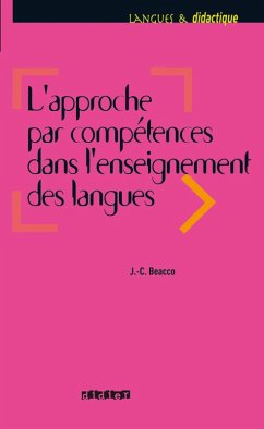 Cover L'approche par compétences dans l'enseignement des langues - Ebook (eBook, ePUB)