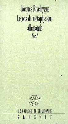 Cover Leçons de métaphysique allemande T01 (eBook, ePUB)