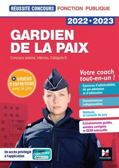 Cover Réussite Concours - Gardien de la paix Cat. B - 2022 -2023 - Préparation complète (eBook, ePUB)