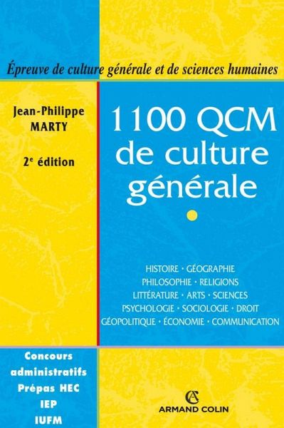 1100 QCM de culture générale (eBook, ePUB)