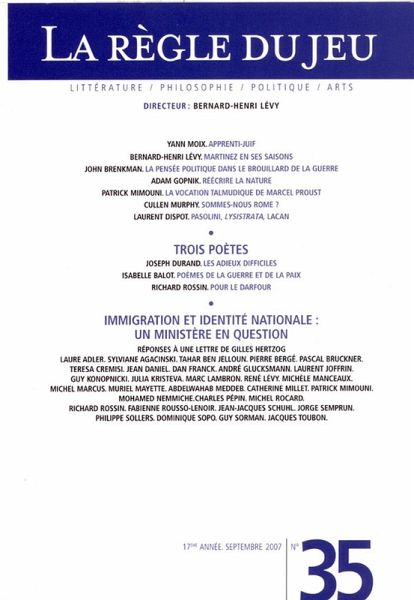 La règle du jeu n° 35 (eBook, ePUB)