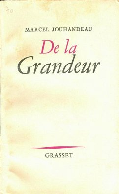 Cover De la grandeur (eBook, ePUB)