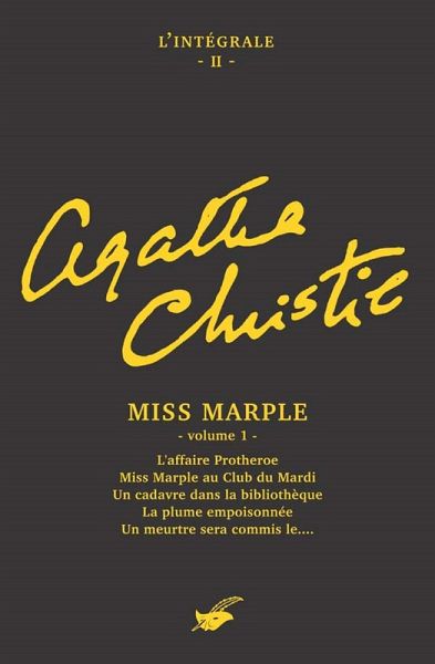 Intégrale Miss Marple (premier volume) (eBook, ePUB) Intégrale Miss Marple (premier volume) (eBook, ePUB)