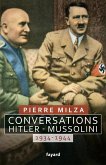 Conversations Hitler-Mussolini (eBook, ePUB)