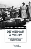 De Weimar à Vichy (eBook, ePUB)