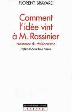 Cover Comment l'idée vint à M. Rassinier (eBook, ePUB)
