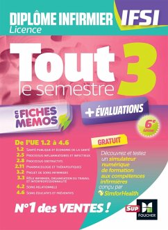 Cover Tout le semestre 3 en fiches mémos - DEI IFSI - 6e édition - Révision et entraînement (eBook, ePUB)
