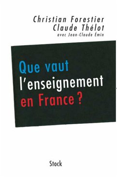Cover Que vaut l'enseignement en France ? (eBook, ePUB)