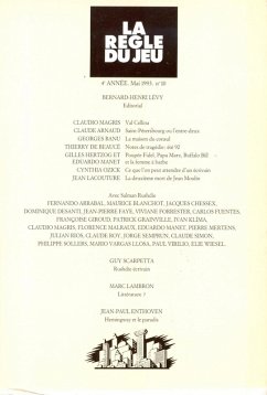 Cover La règle du jeu n°10 (eBook, ePUB)