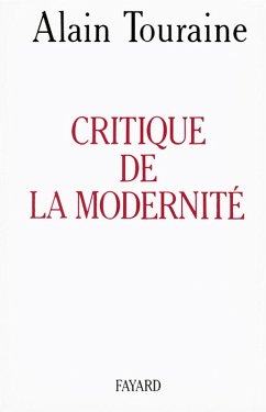 Cover Critique de la modernité (eBook, ePUB)