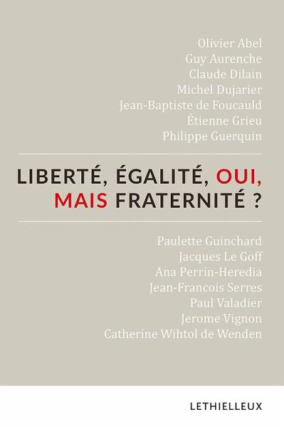 Liberté, égalité, oui, mais fraternité ? (eBook, ePUB)