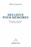 Des lieux pour mémoires (eBook, ePUB) Des lieux pour mémoires (eBook, ePUB)
