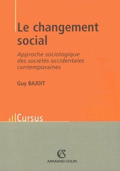 Le changement social (eBook, ePUB) - Bajoit, Guy