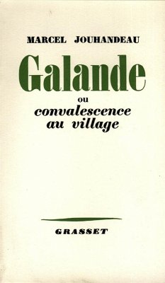 Cover Galande ou convalescence au village (eBook, ePUB)