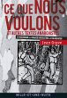 Ce que nous voulons (eBook, ePUB) - Bild 1