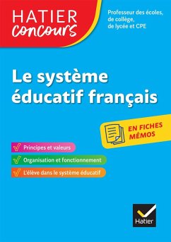 Concours enseignement - Le système éducatif français en fiches mémos - 2023-2024 - Révision (eBook, ePUB) - Tisserand, Éric