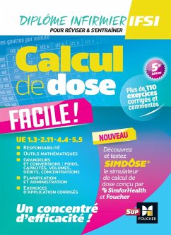 Cover Calcul de dose facile - Infirmier en IFSI - DEI - 5e édition - Révision (eBook, ePUB)