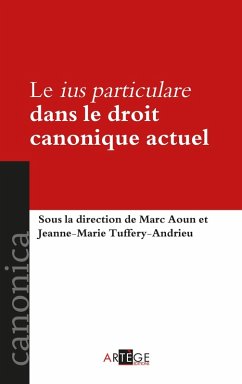 Cover Le ius particulare dans le droit canonique actuel (eBook, ePUB)