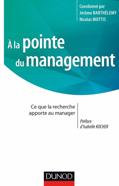 A la pointe du management (eBook, ePUB)