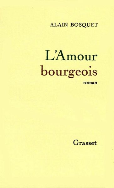 L'amour bourgeois (eBook, ePUB)