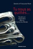 Tu nous as quittés... (eBook, ePUB)