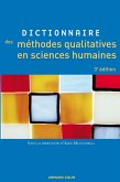 Dictionnaire des méthodes qualitatives en sciences humaines (eBook, ePUB)