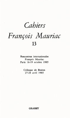 Cahiers numéro 13 (1986) (eBook, ePUB) - Mauriac, François