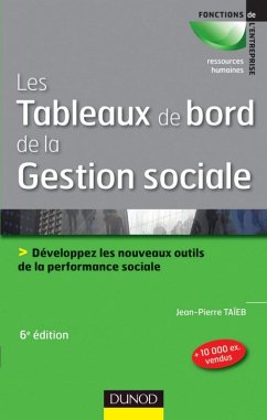 Les tableaux de bord de la gestion sociale - 6e éd (eBook, ePUB) - Taïeb, Jean-Pierre