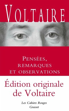 Pensées, remarques et observations - Inédit (eBook, ePUB) - Voltaire