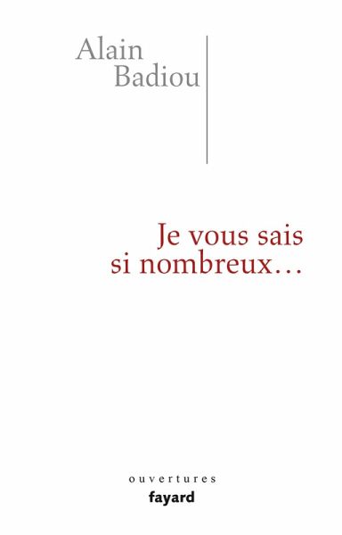 Je vous sais si nombreux (eBook, ePUB) Je vous sais si nombreux (eBook, ePUB)
