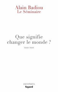 Cover Le Séminaire - Que signifie 