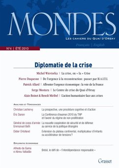 Cover Mondes n°4 - Les cahiers du Quai d'Orsay (eBook, ePUB)