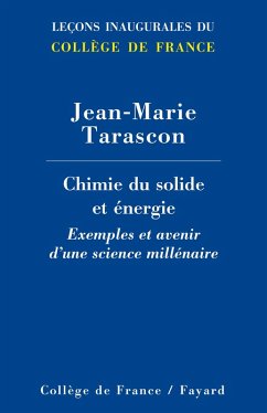 Chimie du solide et énergie (eBook, ePUB) - Tarascon, Jean-Marie