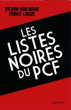 Cover Les Listes noires du PCF (eBook, ePUB)