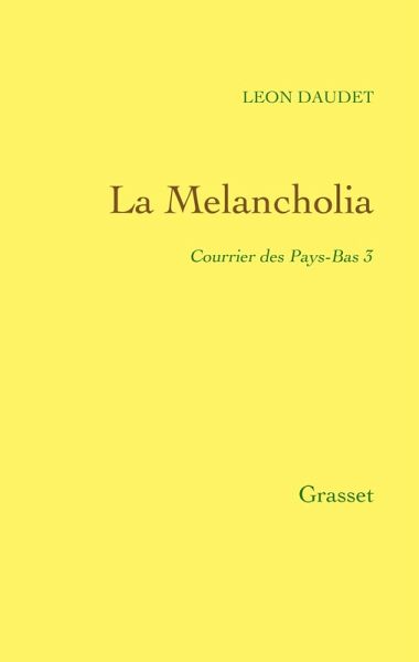 La Melancholia - Courrier des Pays-Bas Tome 3 (eBook, ePUB)