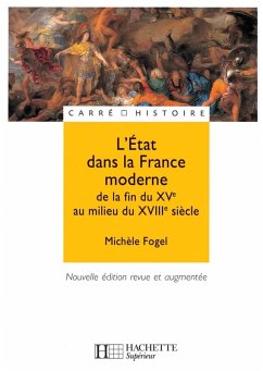 Cover L'Etat dans la France moderne - Ebook epub (eBook, ePUB)