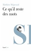 Ce qu'il reste des mots (eBook, ePUB) Ce qu'il reste des mots (eBook, ePUB)