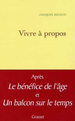Cover Vivre à propos (eBook, ePUB)