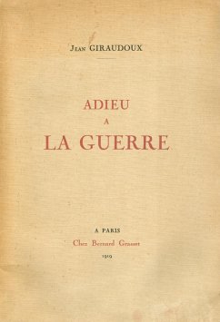 Adieu à la guerre (eBook, ePUB) - Giraudoux, Jean