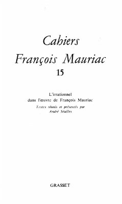 Cahiers numéro 15 (1988) (eBook, ePUB) - Mauriac, François