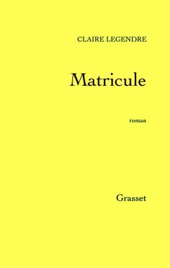 Cover Matricule (eBook, ePUB)