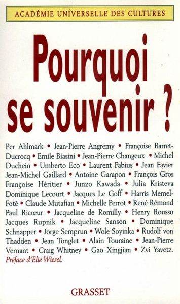 Pourquoi se souvenir ? (eBook, ePUB) Pourquoi se souvenir ? (eBook, ePUB)